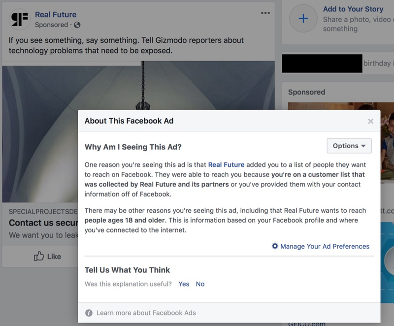 What Facebook told Alan Mislove about the ad I targeted at his office landline number